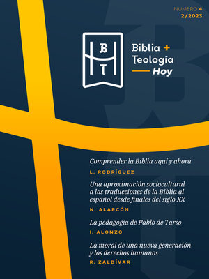 cover image of Biblia y Teología Hoy (Julio-2023)